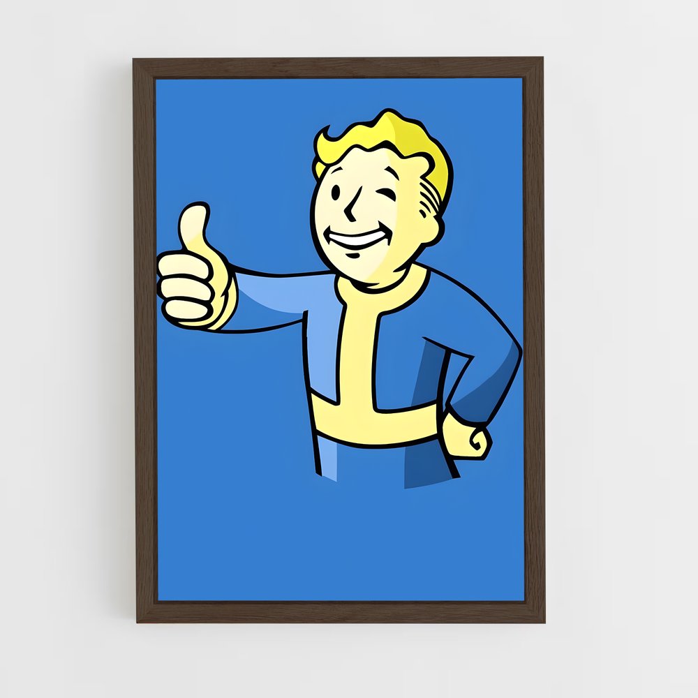 Poster Vault Boy Thumbs Up – affiche Fallout (vue 5)